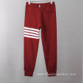 Men's Cotton Striped Sweatpants with Bunched Feet Customized